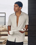 STRIDWOVE Bayside Oxford Short Sleeve Button Down